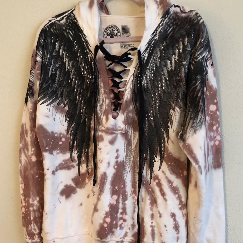 Affliction Hoodie. Sz L. True to size. Great condition.